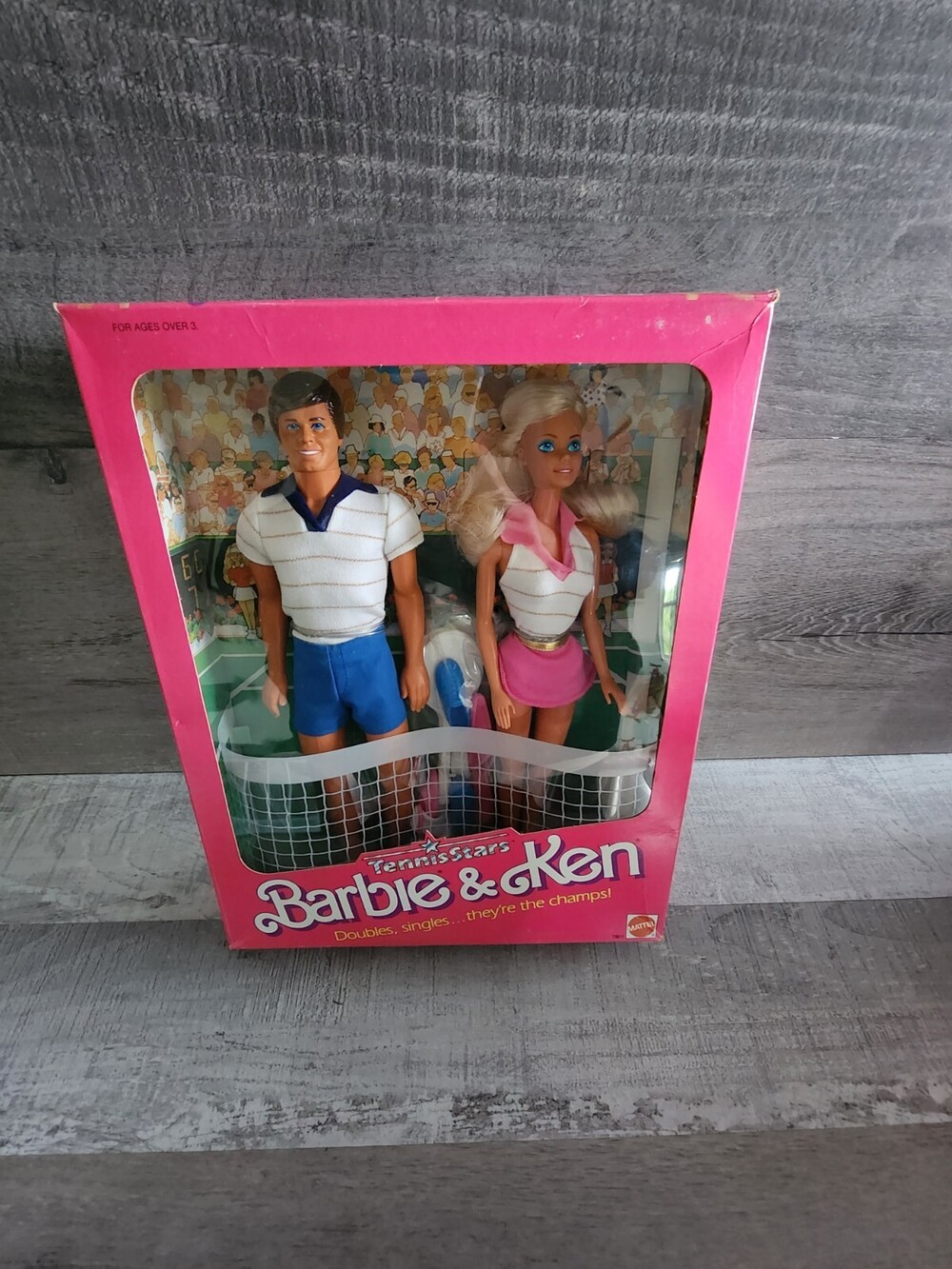 Barbie Tennis Stars Barbie & Ken Dolls 1988 Mattel 7801 TennisStars NRFB